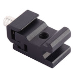 Universal Metal Flash Stand Bracket Cold Shoe Lamp Head