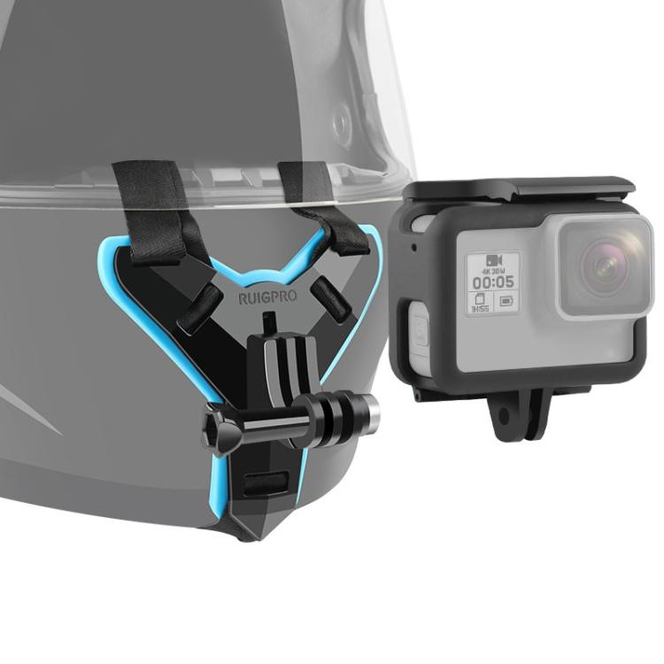 Helmet Belt Mount + Border Frame Mount Protective Cage for GoPro HERO7 Black /6 /5, Helmet Belt Mount + Frame Mount