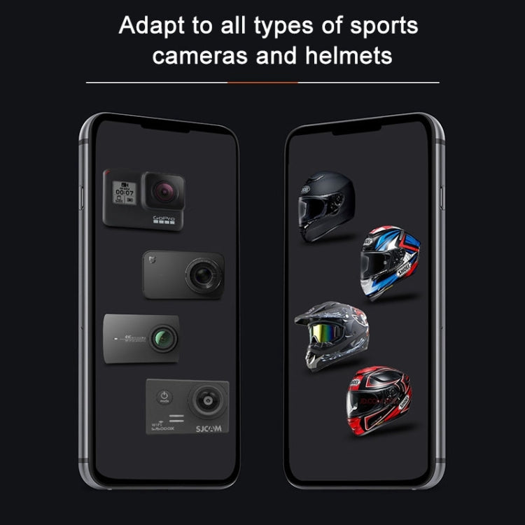 Helmet Belt Mount + Border Frame Mount Protective Cage for GoPro HERO7 Black /6 /5, Helmet Belt Mount + Frame Mount