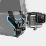 Helmet Belt Mount + Waterproof Housing Protective Case for GoPro HERO7 Black /6 /5, Helmet Belt Mount +Waterproof Case