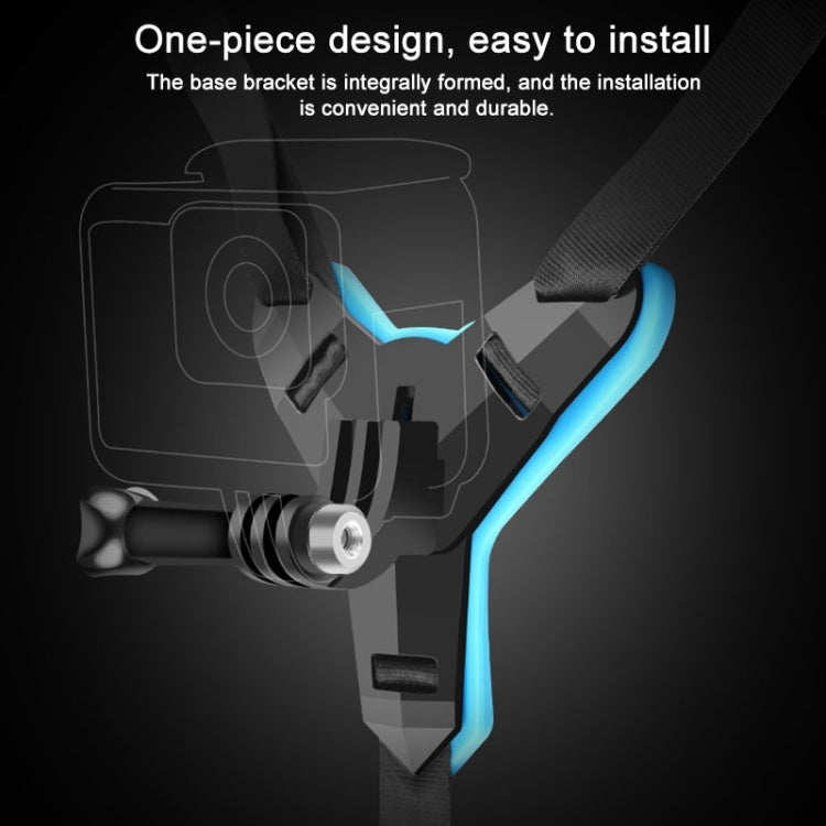 Helmet Belt Mount + Waterproof Housing Protective Case for GoPro HERO7 Black /6 /5, Helmet Belt Mount +Waterproof Case