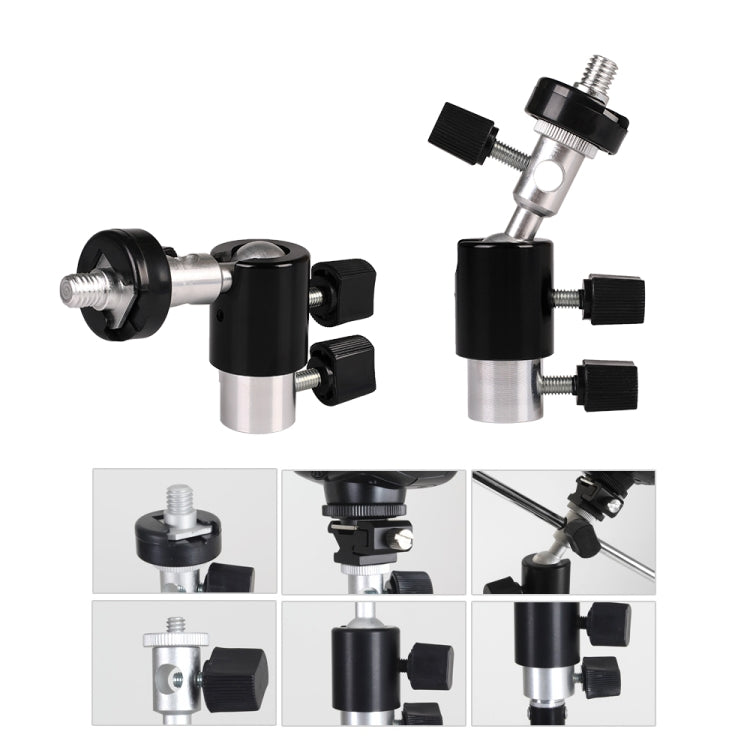 D Type Multifunctional Flash Light Stand Umbrella Bracket, Max Load: 2kg, D Type