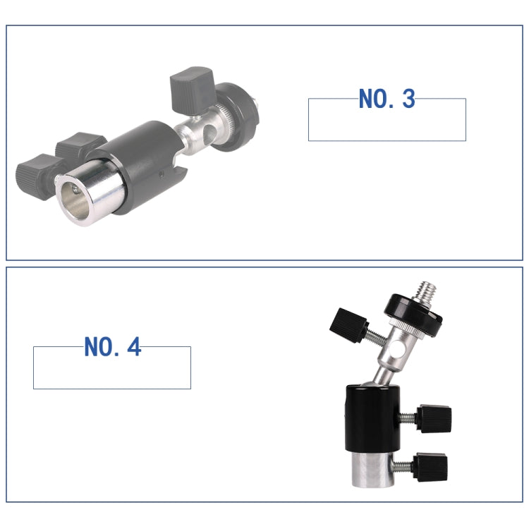 D Type Multifunctional Flash Light Stand Umbrella Bracket, Max Load: 2kg, D Type