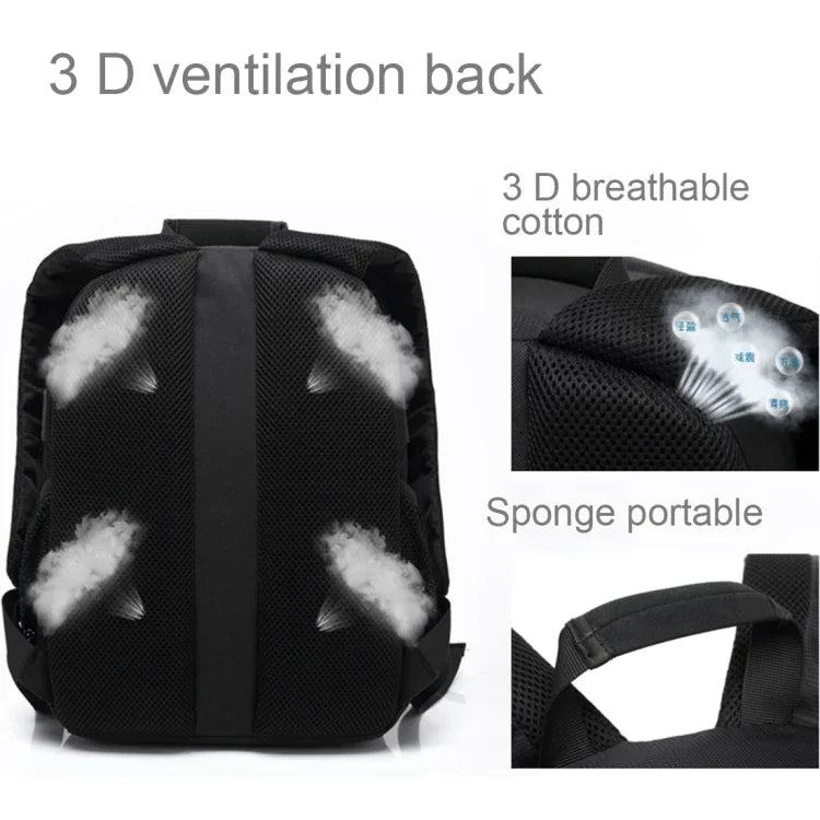 INDEPMAN DL-B013 Portable Waterproof Scratch-proof Outdoor Sports Backpack Camera Bag Phone Tablet Bag for GoPro, SJCAM, Nikon, Canon, Xiaomi Xiaoyi YI, iPad, Apple, Samsung, Huawei, Size: 26.5 * 12.5 * 33 cm