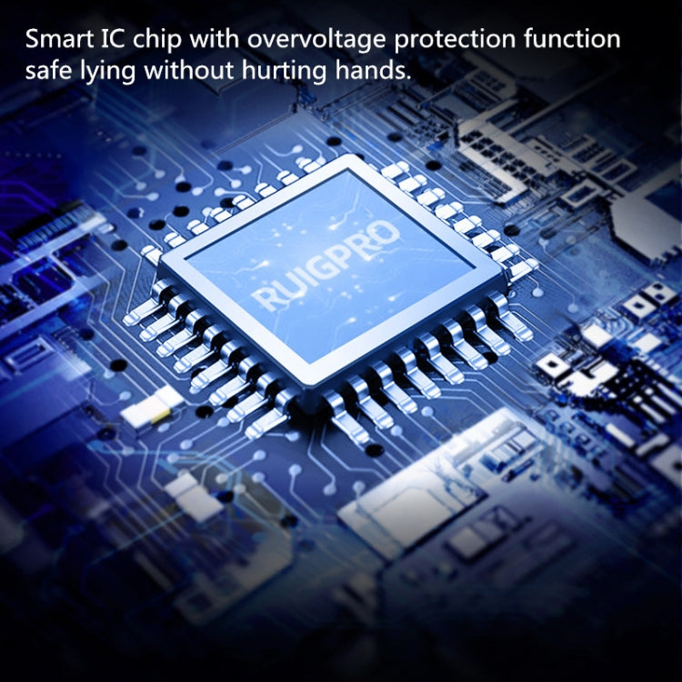 RUIGPRO USB Triple Batteries Housing Charger Box with LED Indicator Light for DJI OSMO Action 1, Charger Box