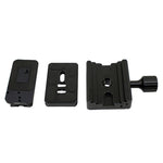 FCD-1 Dual-use Knob Quick Release Clamp Adapter Plate Mount for 39mm Arca / 32mm SLIDEFIX Quick Release Plate, FCD-1