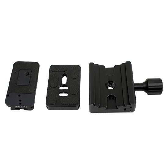 FCD-1 Dual-use Knob Quick Release Clamp Adapter Plate Mount for 39mm Arca / 32mm SLIDEFIX Quick Release Plate, FCD-1