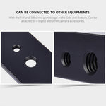 YELANGU L40T 40cm Carbon Fiber Slide Rail Track for SLR Cameras / Video Cameras, L40T 40cm