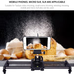 YELANGU L40T 40cm Carbon Fiber Slide Rail Track for SLR Cameras / Video Cameras, L40T 40cm