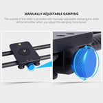 YELANGU L40T 40cm Carbon Fiber Slide Rail Track for SLR Cameras / Video Cameras, L40T 40cm