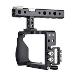 YELANGU C6 Camera Video Cage Handle Stabilizer for Sony A6000 / A6300 / A6500 / A6400, Handle Stabilizer