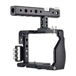 YELANGU C6 Camera Video Cage Handle Stabilizer for Sony A6000 / A6300 / A6500 / A6400, Handle Stabilizer