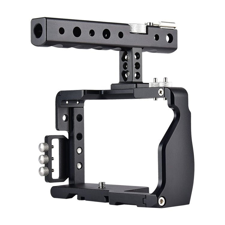 YELANGU C6 Camera Video Cage Handle Stabilizer for Sony A6000 / A6300 / A6500 / A6400, Handle Stabilizer
