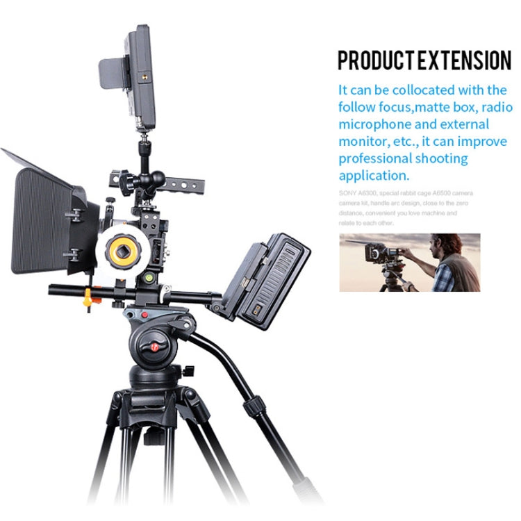 YELANGU C6 Camera Video Cage Stabilizer for Sony A6000 / A6300 / A6500 / A6400, Stabilizer