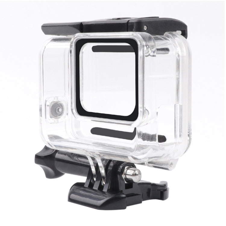 For GoPro HERO7 White /Silver Skeleton Housing Side Hollow Protective Case with Buckle Basic Mount & Screw, Side Hollow