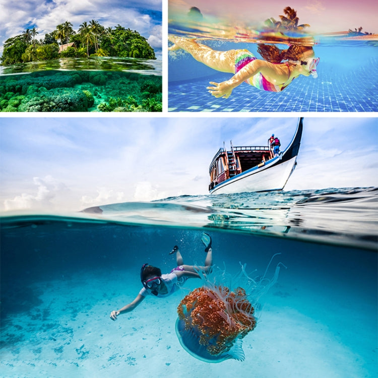 RUIGPRO Floating Hand Grip Dome Port Underwater Diving Camera Lens Transparent Cover for DJI Osmo Action, Osmo Action