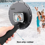 RUIGPRO Floating Hand Grip Dome Port Underwater Diving Camera Lens Transparent Cover for DJI Osmo Action, Osmo Action