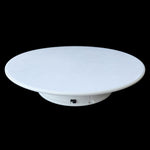 25cm 360 Degree Electric Rotating Turntable Display Stand Video Shooting Props Turntable for Photography, Load 3kg, Powered by Battery, 25cm/Powered by Battery(B), 25cm/Powered by Battery(BW), 25cm/Powered by Battery(W)