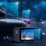 For GoPro HERO8 Black Lens + LCD Display Tempered Glass Film, For GoPro HERO8 Black