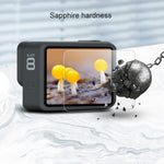 For GoPro HERO8 Black Lens + LCD Display Tempered Glass Film, For GoPro HERO8 Black