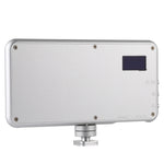 LED011S Pocket 180 LEDs Professional Vlogging Photography Video & Photo Studio Light with OLED Display & Cold Shoe Adapter Mount for Canon / Nikon DSLR Cameras, 180 LED