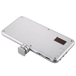 LED011S Pocket 180 LEDs Professional Vlogging Photography Video & Photo Studio Light with OLED Display & Cold Shoe Adapter Mount for Canon / Nikon DSLR Cameras, 180 LED