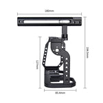 YELANGU C9-A YLG0911A Handle Video Camera Cage Stabilizer for DJI BMPCC 4K, C9-A
