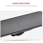 YELANGU YLG0702A Dual Cold Hot Shoe Mount Adapter Aluminum Alloy Extension Bracket, Dual Cold Hot Bracket