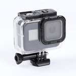 For GoPro HERO8 Black 45m Waterproof Housing Protective Case with Buckle Basic Mount & Screw, For GoPro HERO8 Black