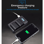 LP-E6 Digital Camera SLR Battery Digital LCD Charger for Canon Series, LP-E6