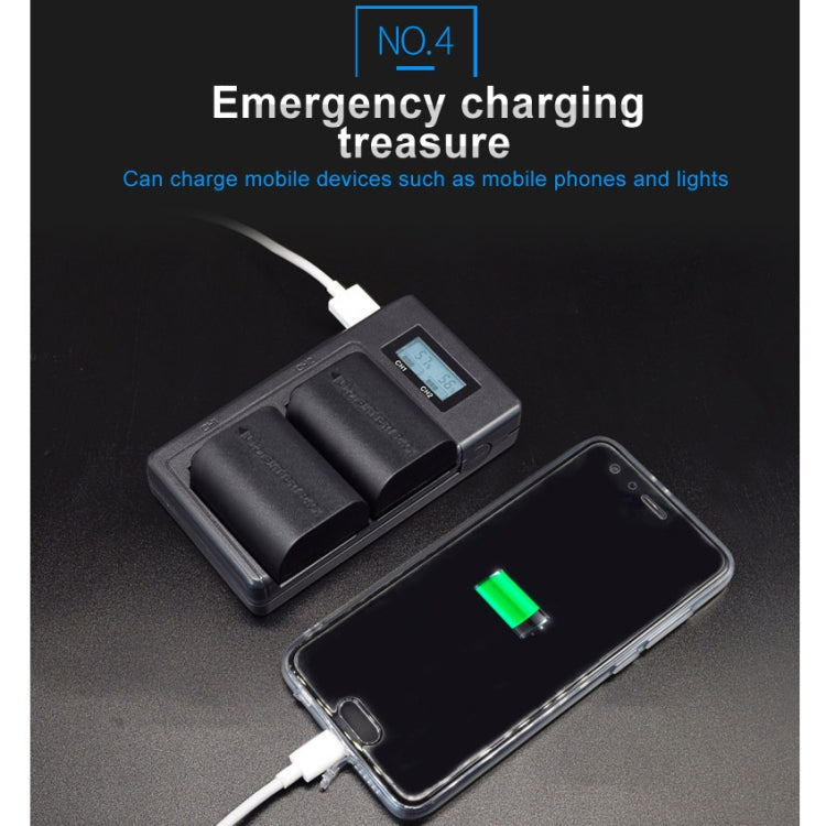 LP-E6 Digital Camera SLR Battery Digital LCD Charger for Canon Series, LP-E6