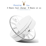 13.8cm USB Charging Smart 360 Degree Rotating Turntable Display Stand Video Shooting Props Turntable for Photography, Load 3kg