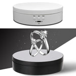 13.8cm USB Charging Smart 360 Degree Rotating Turntable Display Stand Video Shooting Props Turntable for Photography, Load 3kg