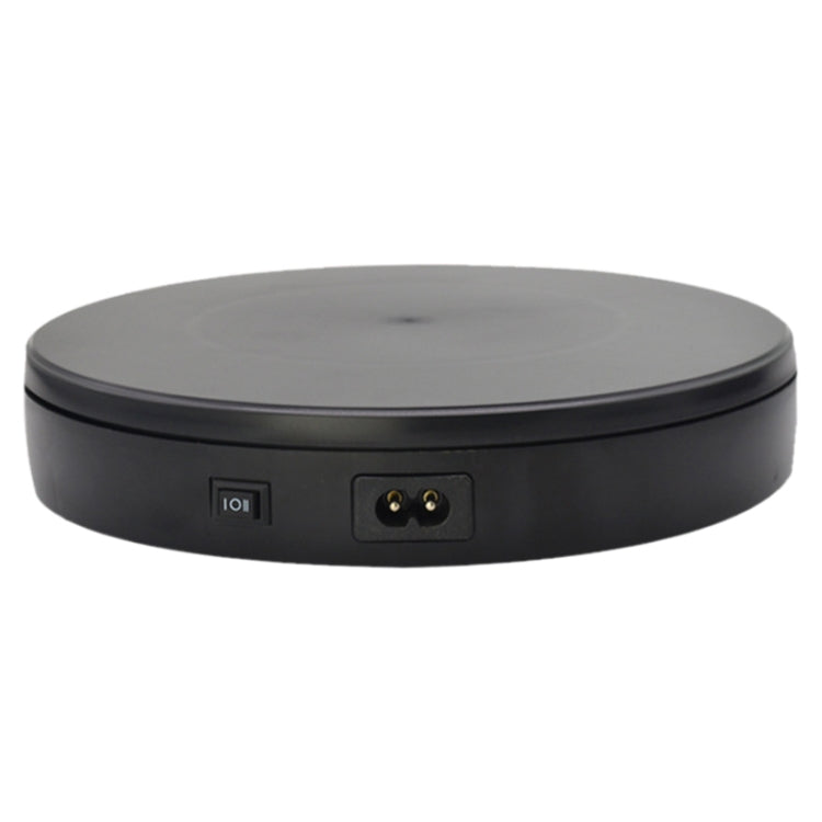 22cm Electric Rotating Turntable Display Stand Live Video Shooting Props Turntable Jewelry Shoes Display Platform, US Plug, 22cm(Black), 22cm(White)