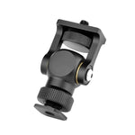 YELANGU 180 Degree Swing Mini Tripod Ball Head Bracket Cold Shoe Mount 1/4 inch Screw Adapter, YELANGU Mini Tripod Ball