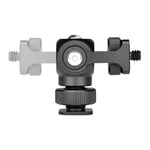 YELANGU 180 Degree Swing Mini Tripod Ball Head Bracket Cold Shoe Mount 1/4 inch Screw Adapter, YELANGU Mini Tripod Ball