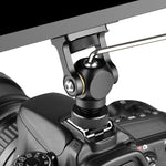 YELANGU 180 Degree Swing Mini Tripod Ball Head Bracket Cold Shoe Mount 1/4 inch Screw Adapter, YELANGU Mini Tripod Ball