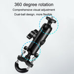 9cm Connecting Rod 20mm Ball Head Motorcycle Handlebar Fixed Mount Holder with Tripod Adapter & Screw for GoPro, Insta360, DJI and Other Action Cameras, 9.5cm Connecting Rod Holder