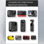 25mm Ball Head Motorcycle Rearview Mirror Screw Hole Fixed Mount Holder for GoPro, Insta360, DJI and Other Action Cameras, 25mm Ball Head 1cm Screw Hole