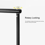 200x200cm Photo Studio Background Support Stand Backdrop Crossbar Bracket Kit, 200x200cm