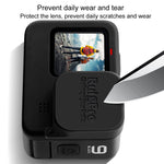 RUIGPRO for GoPro HERO10 Black / HERO9 Black Soft Rubber Scratch-resistant Camera Lens Protective Cap Cover, For GoPro HERO9 Black