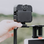 YELANGU PC203 YLG1801C Vlogging Live Broadcast LED Selfie Light Smartphone Video Rig Handle Stabilizer Plastic Bracket Tripod Kits, PC203