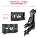 YELANGU A171 YLG0401E-C 360 Degree Rotation Horizontal Cantilever Gimbal Tripod Head for Home DV and SLR Cameras, YELANGU A171