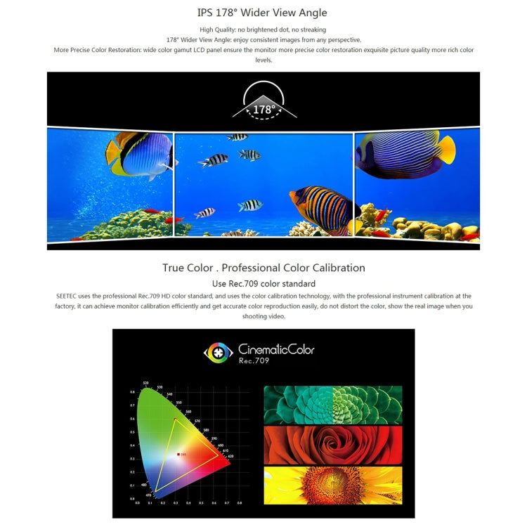 SEETEC 4K215-9HSD-CO 1920x1080 21.5 inch SDI / HDMI Full HD Director Box Camera Field Monitor, 4K215-9HSD-CO