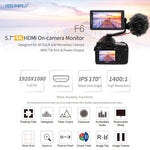 FEELWORLD F6 1920x1080 5.5 inch IPS Screen HDMI 4K Camera Field Monitor, F6