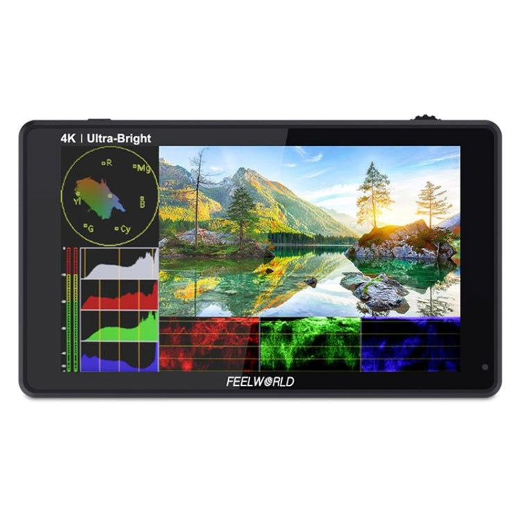 FEELWORLD LUT6 1920x1080 2600 nits 6 inch IPS Screen HDMI 4K Touch Control Camera Field Monitor, LUT6