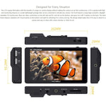 FEELWORLD LUT6 1920x1080 2600 nits 6 inch IPS Screen HDMI 4K Touch Control Camera Field Monitor, LUT6