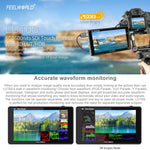 FEELWORLD LUT6S 1920x1080 2600 nits 6 inch IPS Screen HDMI 4K Touch Screen SDI HDI Camera Field Monitor, LUT6S