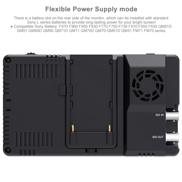 FEELWORLD LUT6S 1920x1080 2600 nits 6 inch IPS Screen HDMI 4K Touch Screen SDI HDI Camera Field Monitor, LUT6S