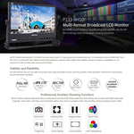 SEETEC P133-9HSD 1920x1080 13.3 inch Broadcast Level Full HD Media Film Camera Field Monitor, P133-9HSD